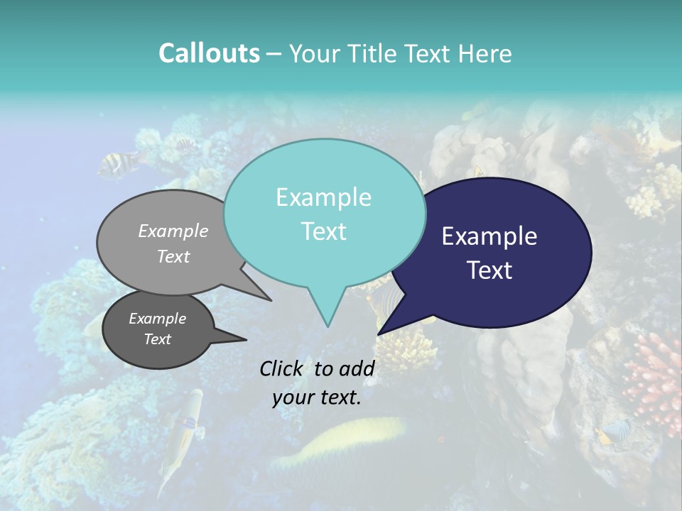 Alive Aquarium Underwater PowerPoint Template