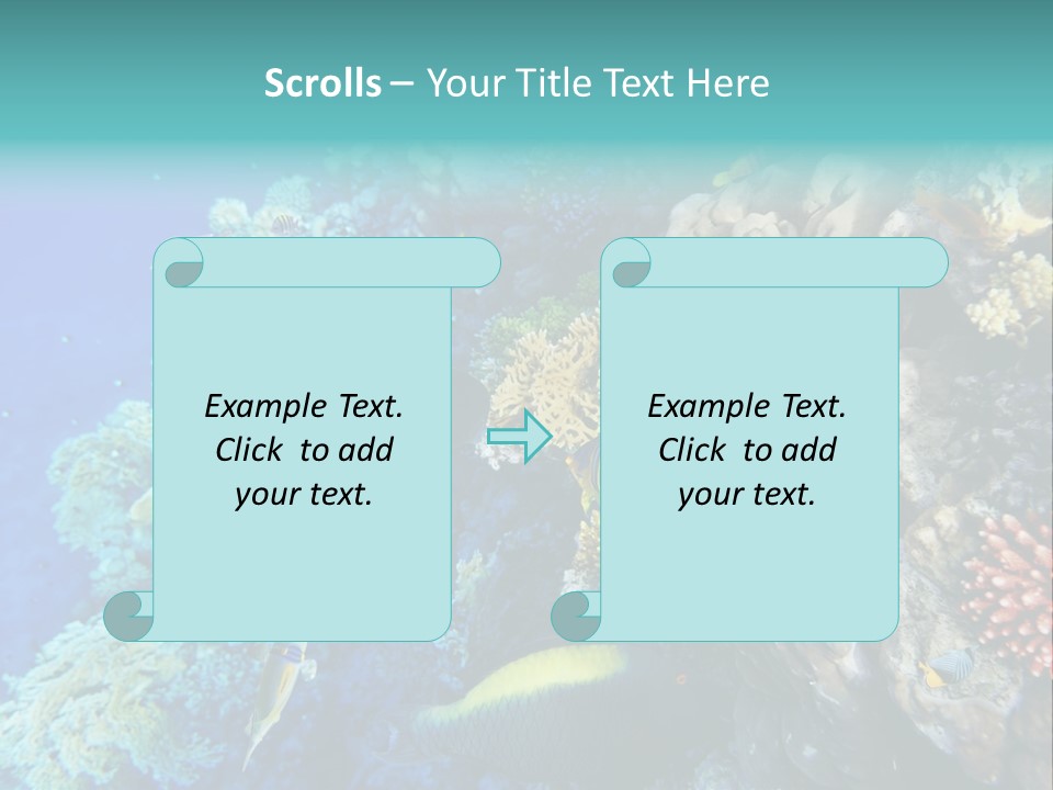 Alive Aquarium Underwater PowerPoint Template