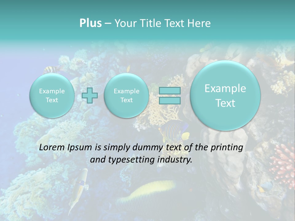Alive Aquarium Underwater PowerPoint Template