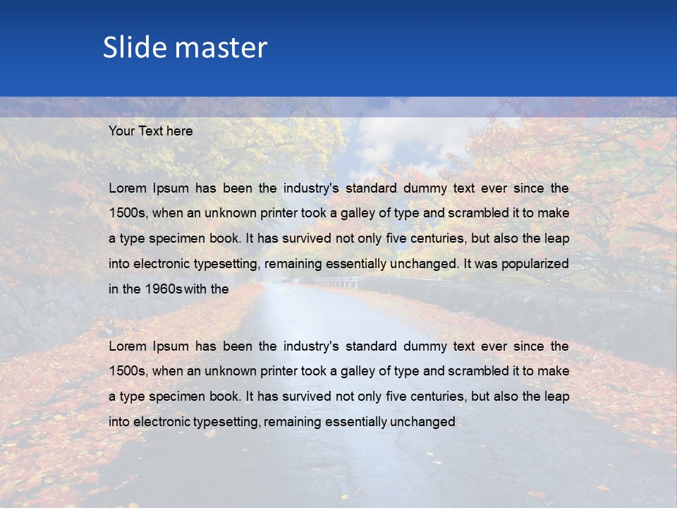 Background Fog Mist PowerPoint Template