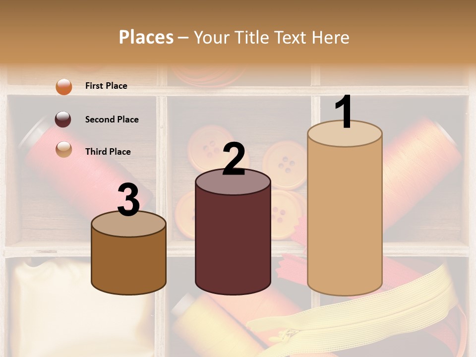 Yarn Needle String PowerPoint Template