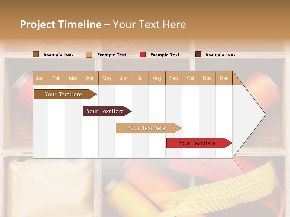 Yarn Needle String PowerPoint Template