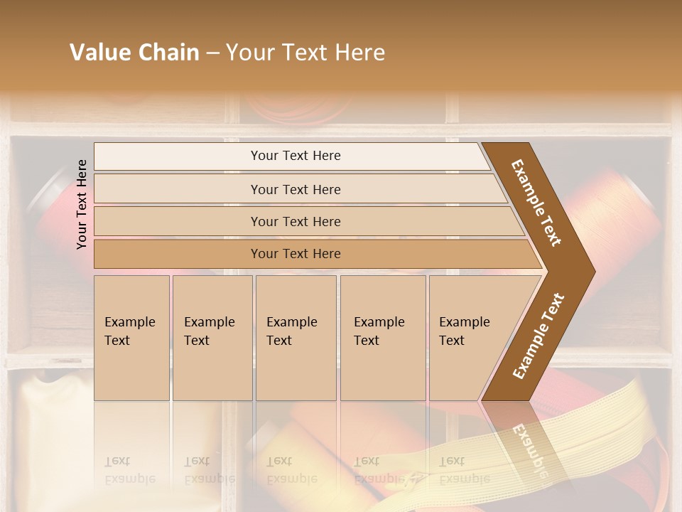 Yarn Needle String PowerPoint Template