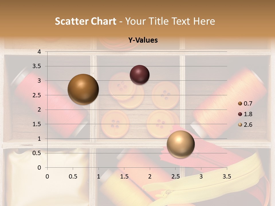 Yarn Needle String PowerPoint Template