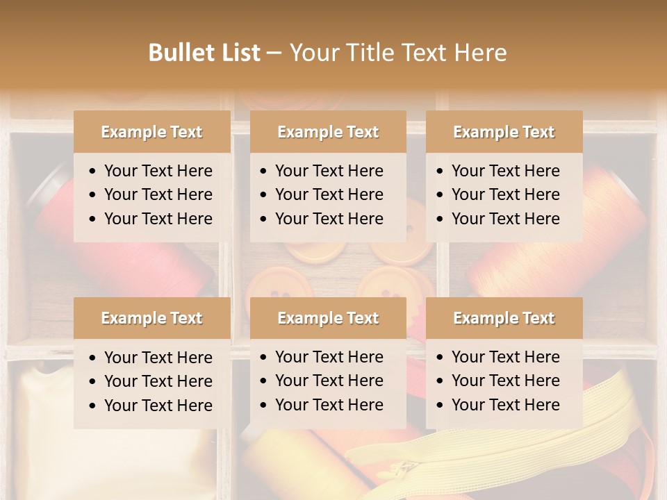 Yarn Needle String PowerPoint Template