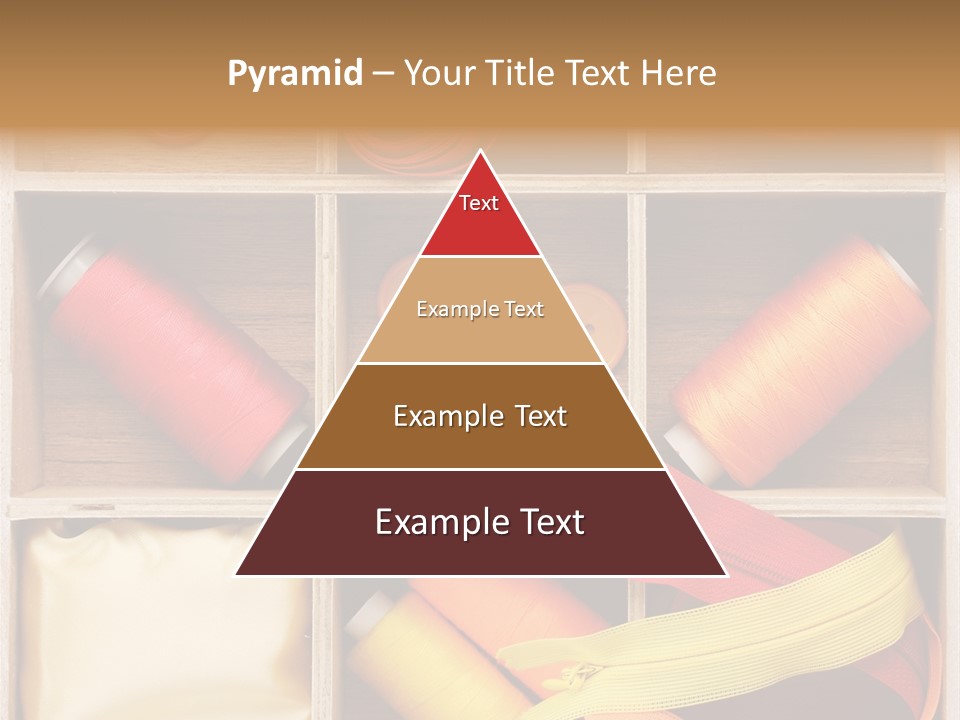 Yarn Needle String PowerPoint Template