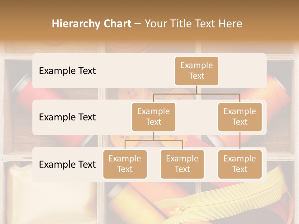 Yarn Needle String PowerPoint Template