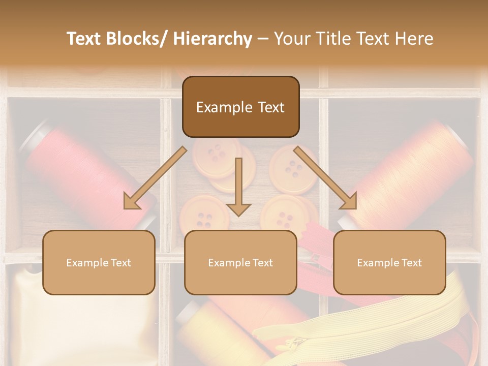 Yarn Needle String PowerPoint Template