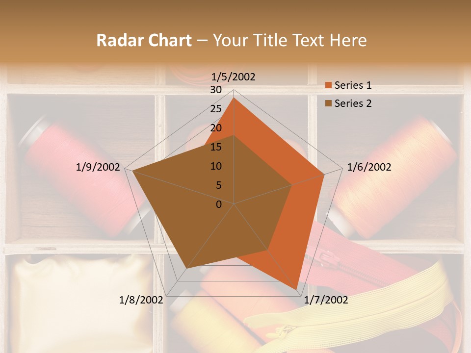 Yarn Needle String PowerPoint Template