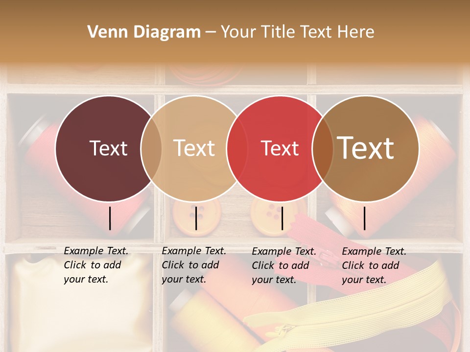 Yarn Needle String PowerPoint Template