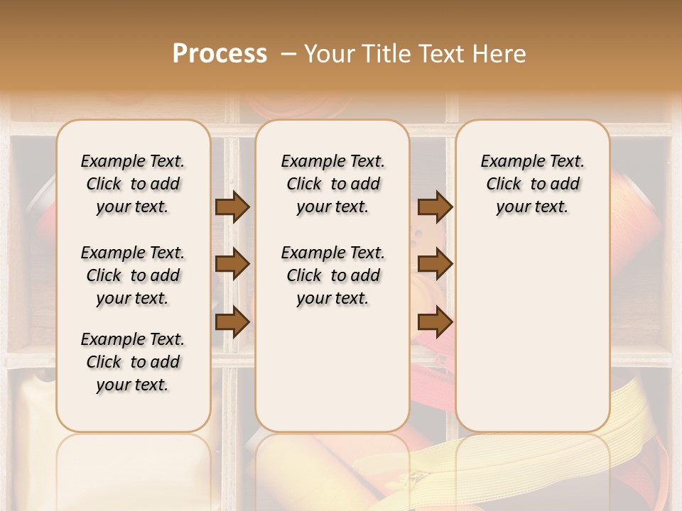 Yarn Needle String PowerPoint Template