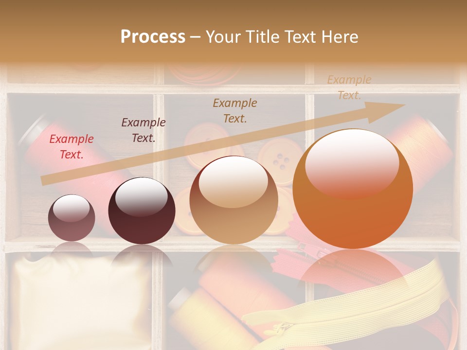 Yarn Needle String PowerPoint Template