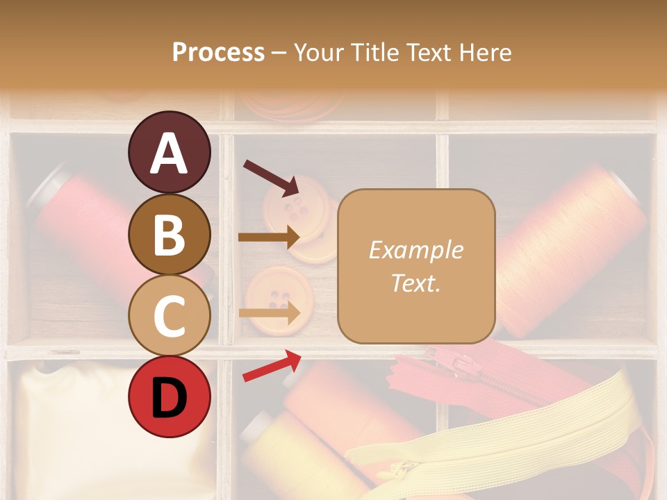 Yarn Needle String PowerPoint Template