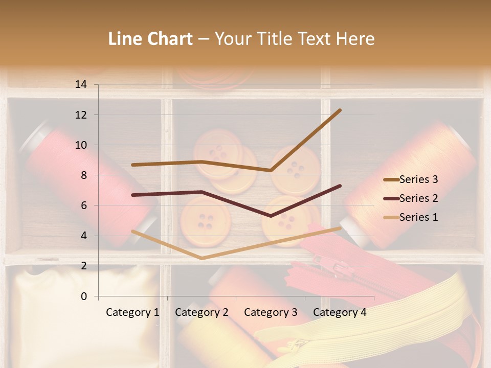 Yarn Needle String PowerPoint Template