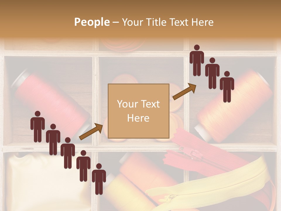 Yarn Needle String PowerPoint Template