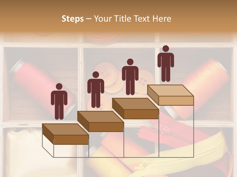 Yarn Needle String PowerPoint Template