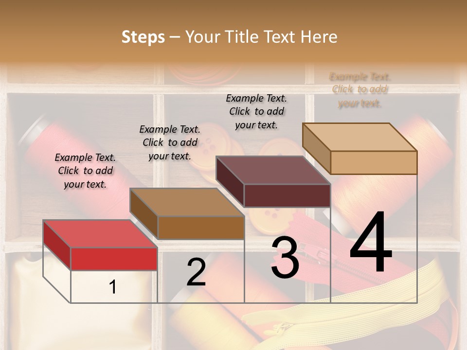 Yarn Needle String PowerPoint Template