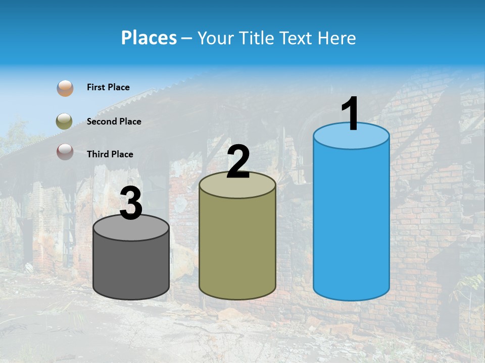 Debris Frame Natural PowerPoint Template