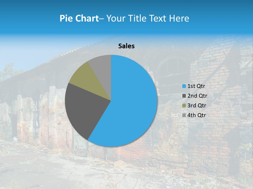 Debris Frame Natural PowerPoint Template