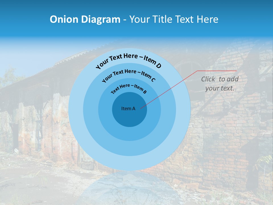 Debris Frame Natural PowerPoint Template