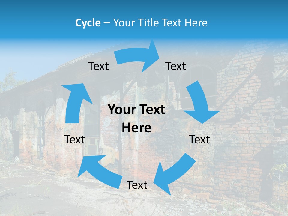 Debris Frame Natural PowerPoint Template