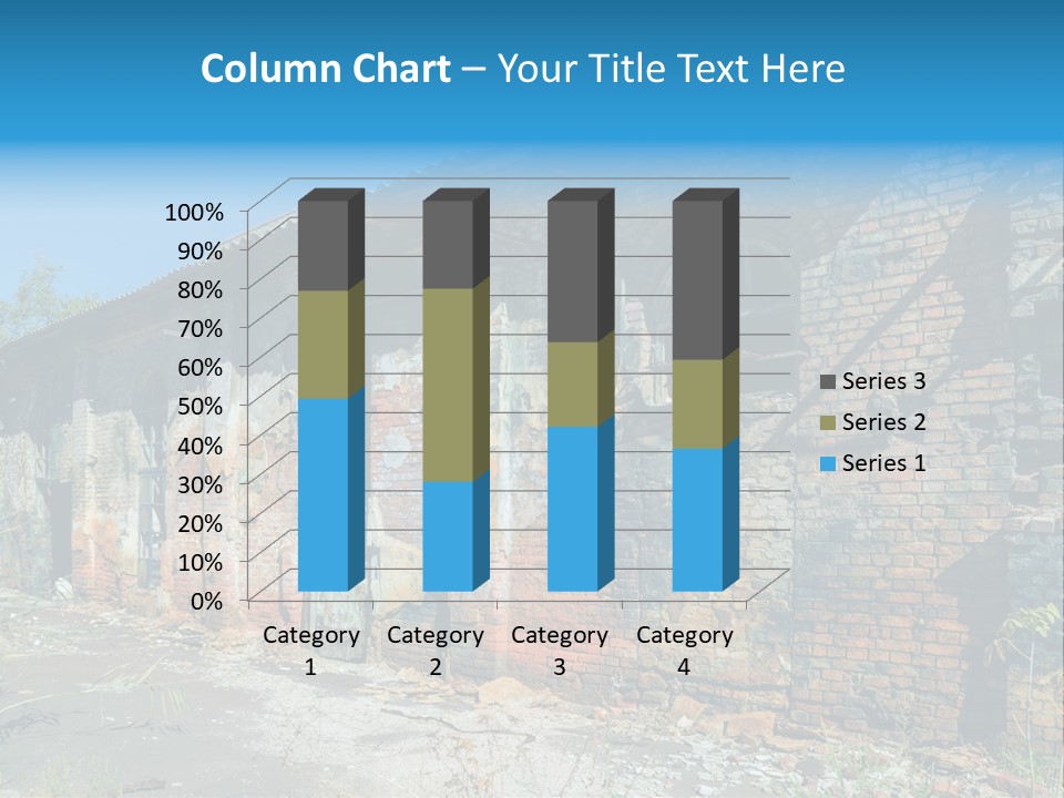 Debris Frame Natural PowerPoint Template