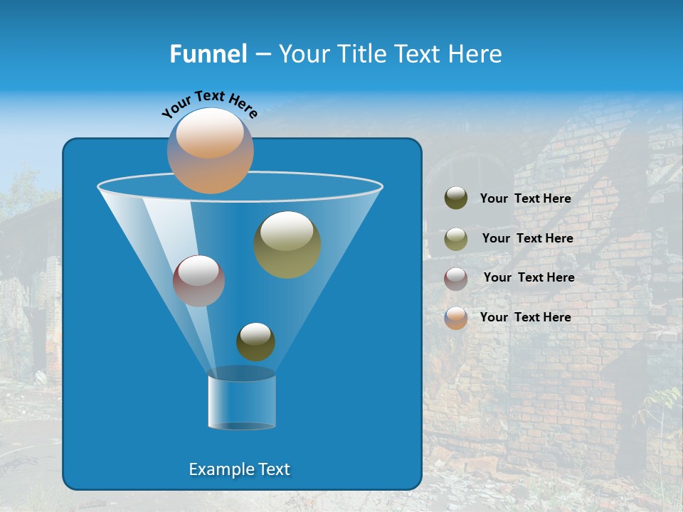 Debris Frame Natural PowerPoint Template