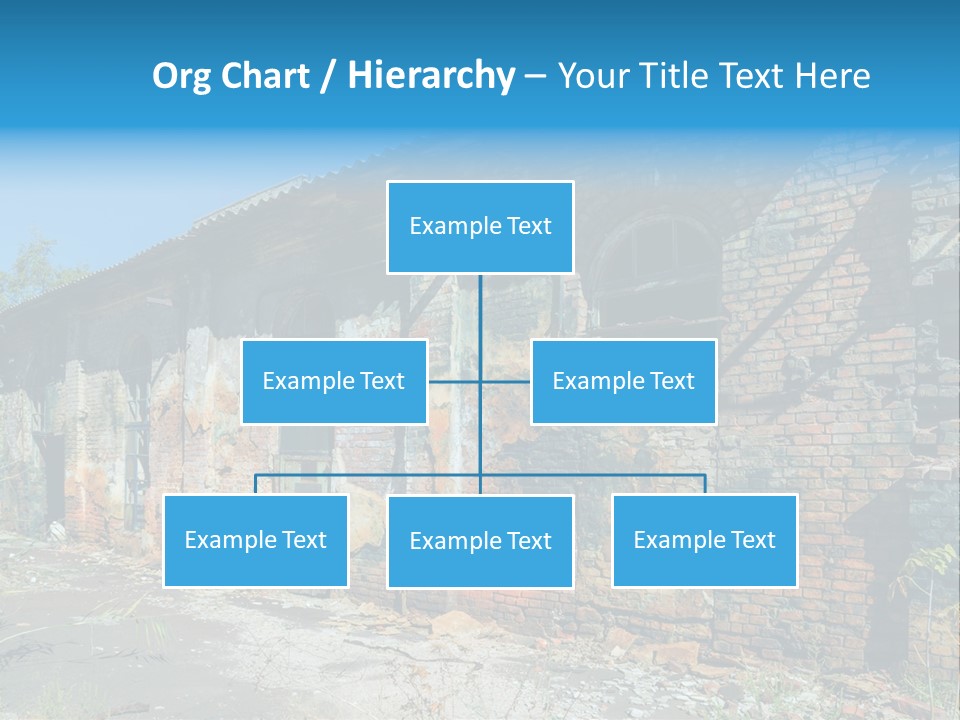 Debris Frame Natural PowerPoint Template