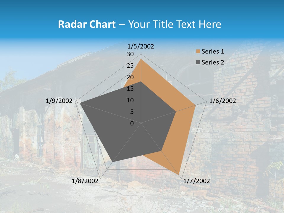 Debris Frame Natural PowerPoint Template