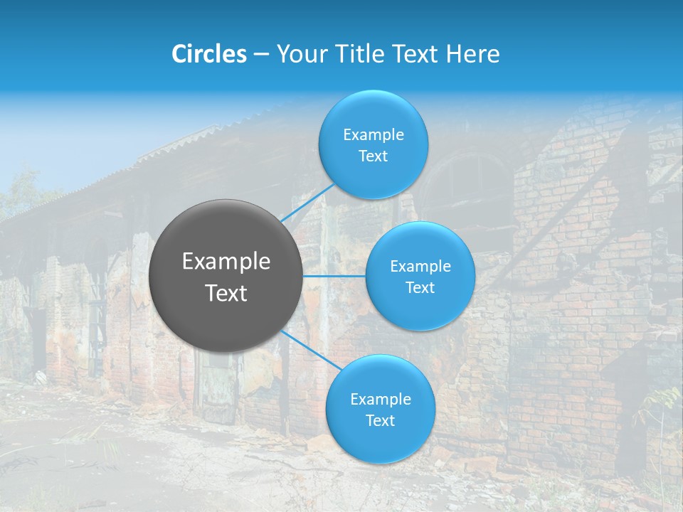 Debris Frame Natural PowerPoint Template