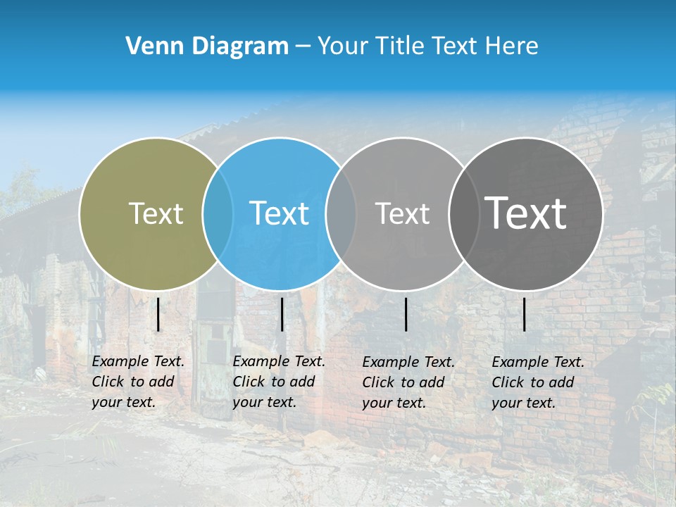 Debris Frame Natural PowerPoint Template