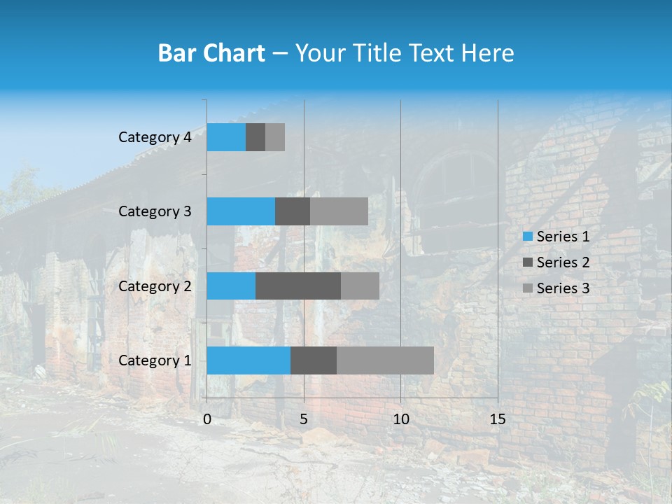 Debris Frame Natural PowerPoint Template