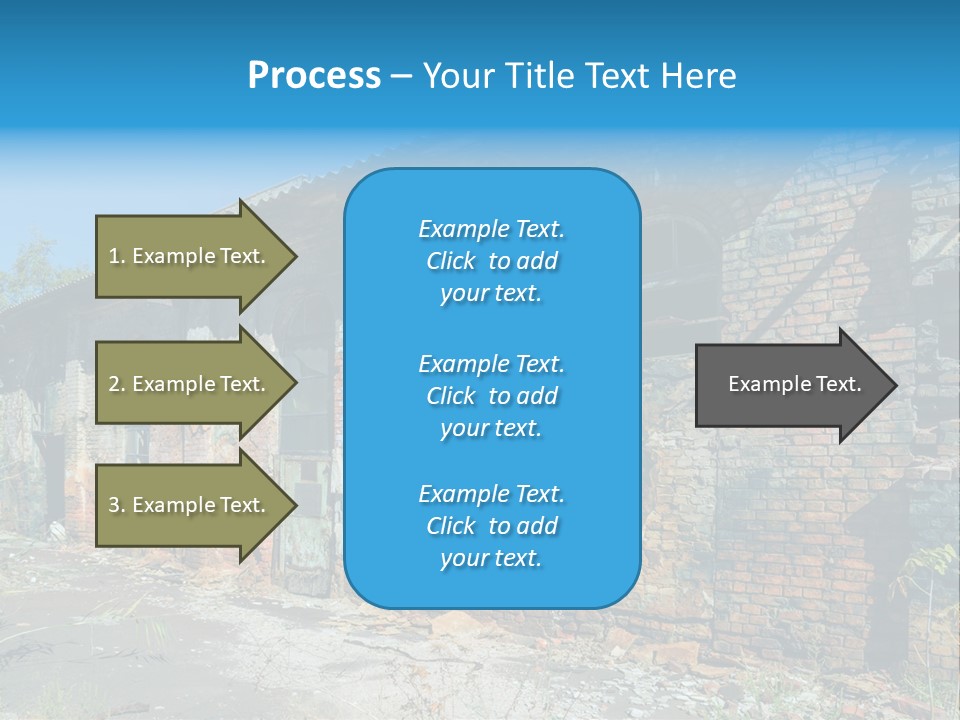 Debris Frame Natural PowerPoint Template