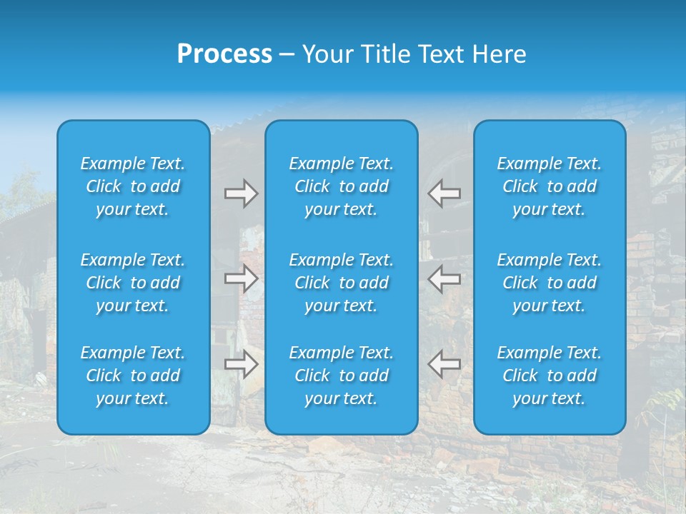 Debris Frame Natural PowerPoint Template