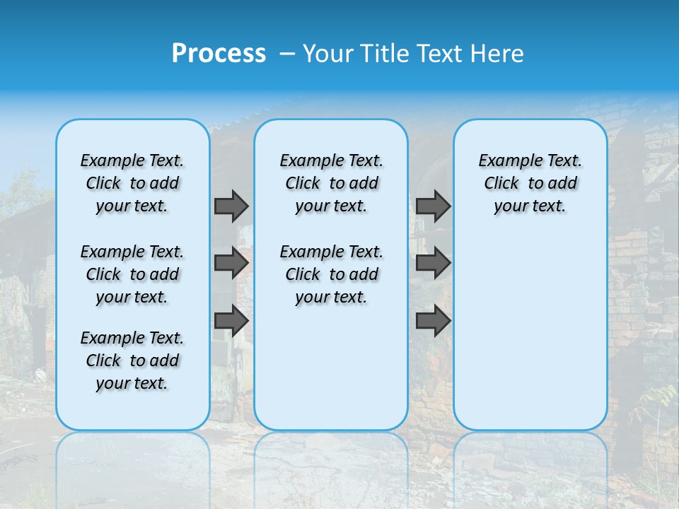 Debris Frame Natural PowerPoint Template