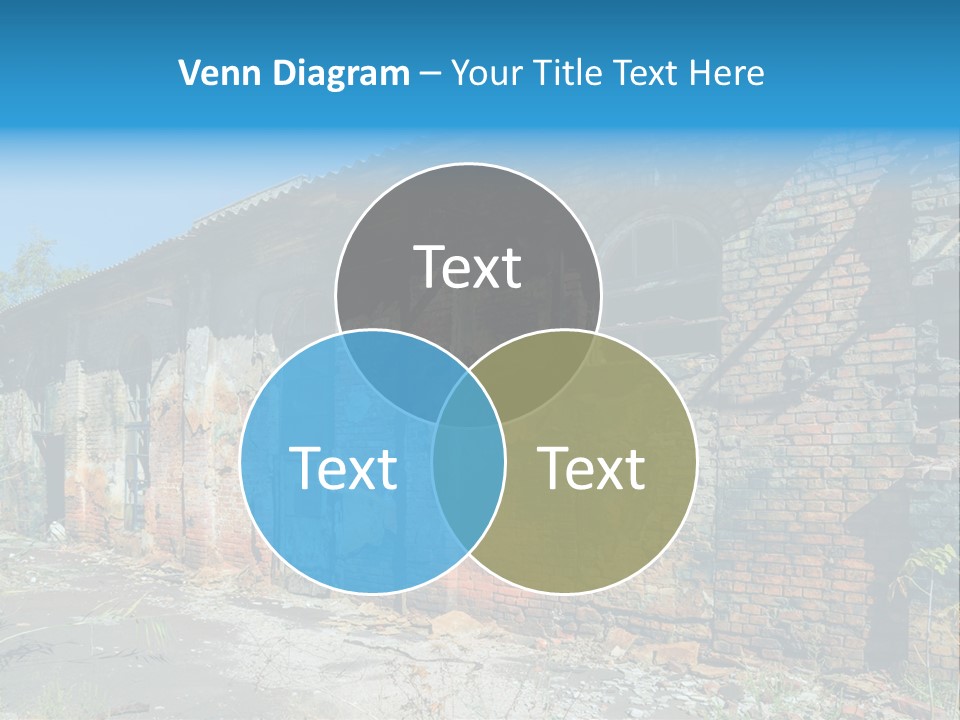Debris Frame Natural PowerPoint Template