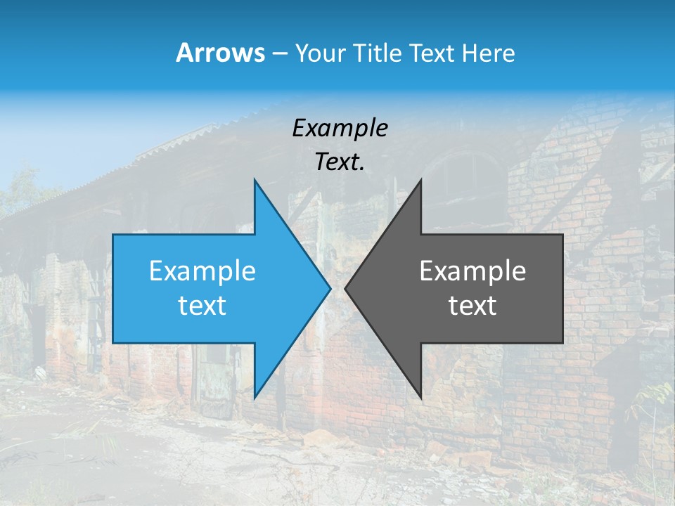 Debris Frame Natural PowerPoint Template