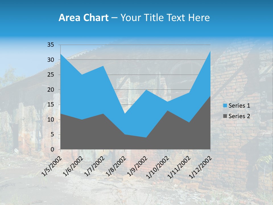Debris Frame Natural PowerPoint Template