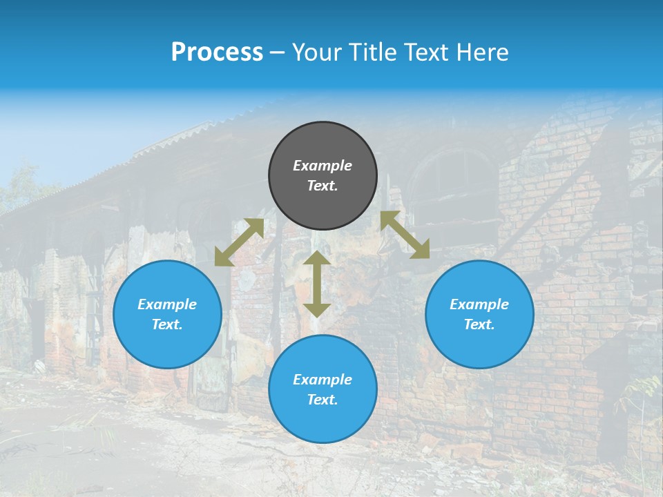 Debris Frame Natural PowerPoint Template