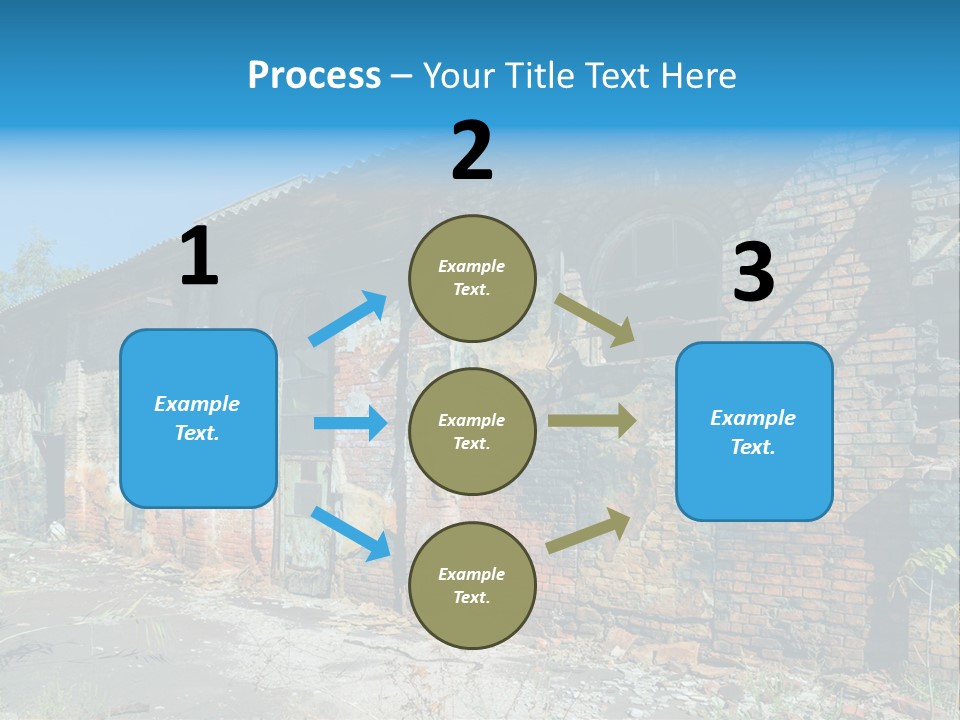 Debris Frame Natural PowerPoint Template