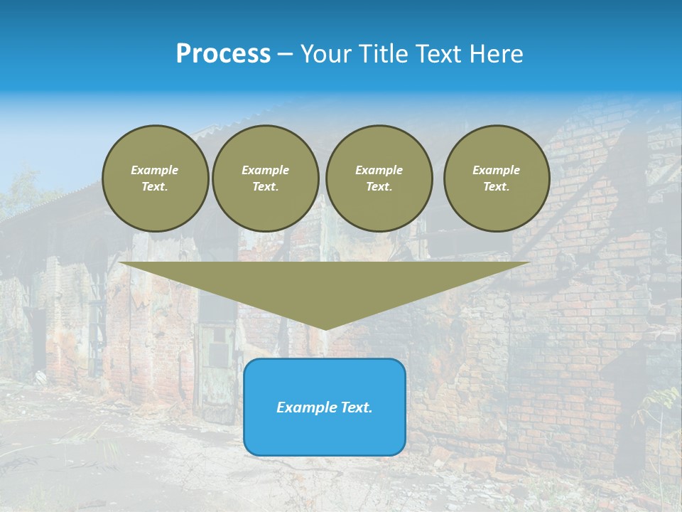 Debris Frame Natural PowerPoint Template