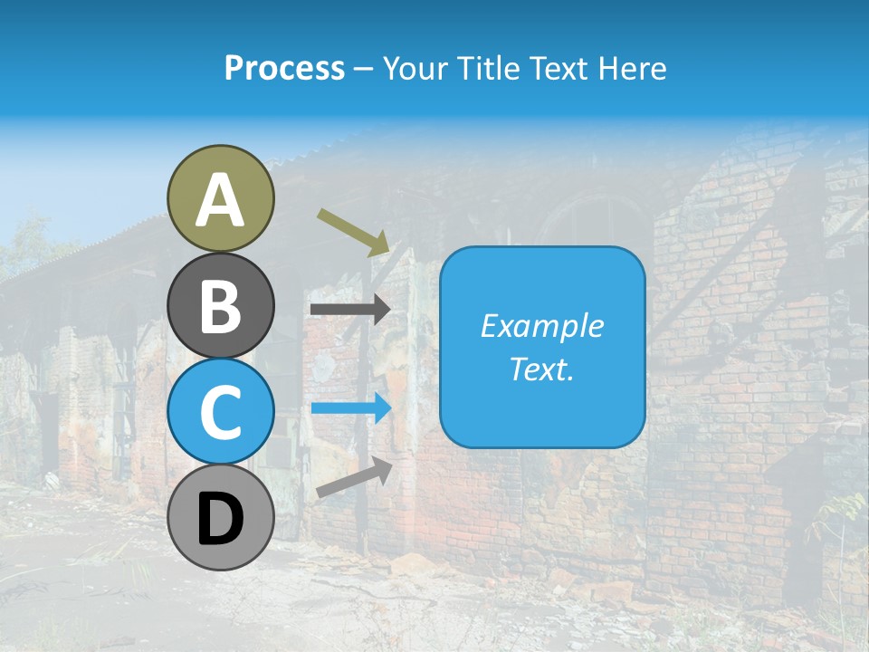 Debris Frame Natural PowerPoint Template