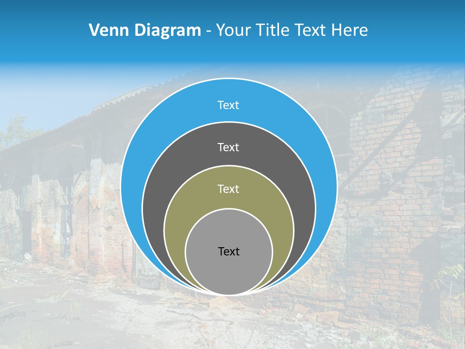Debris Frame Natural PowerPoint Template