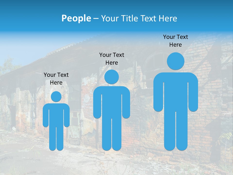 Debris Frame Natural PowerPoint Template