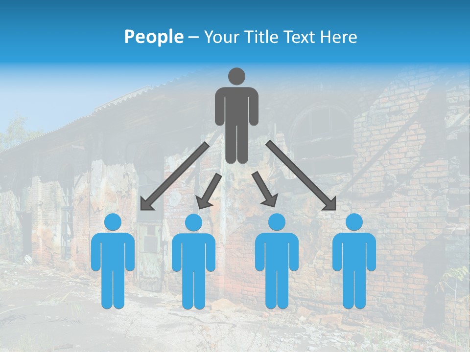 Debris Frame Natural PowerPoint Template