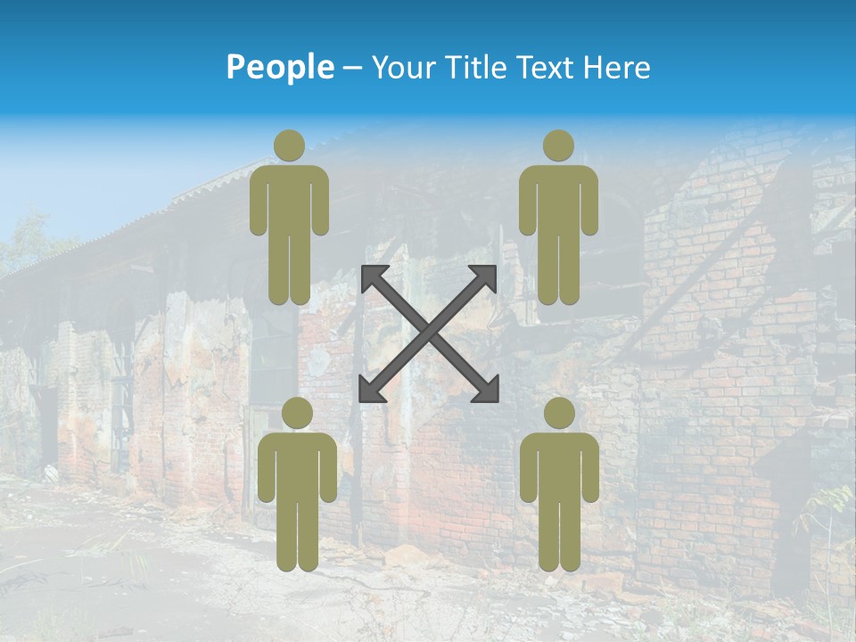 Debris Frame Natural PowerPoint Template