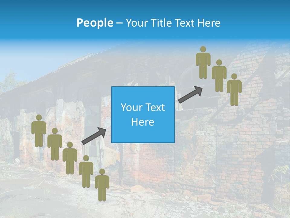 Debris Frame Natural PowerPoint Template