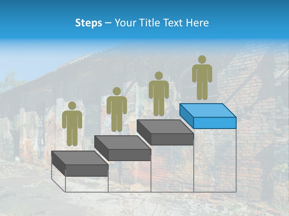 Debris Frame Natural PowerPoint Template