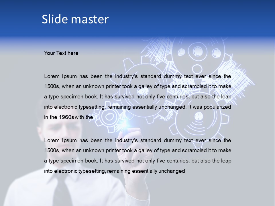 Office Color Idea PowerPoint Template