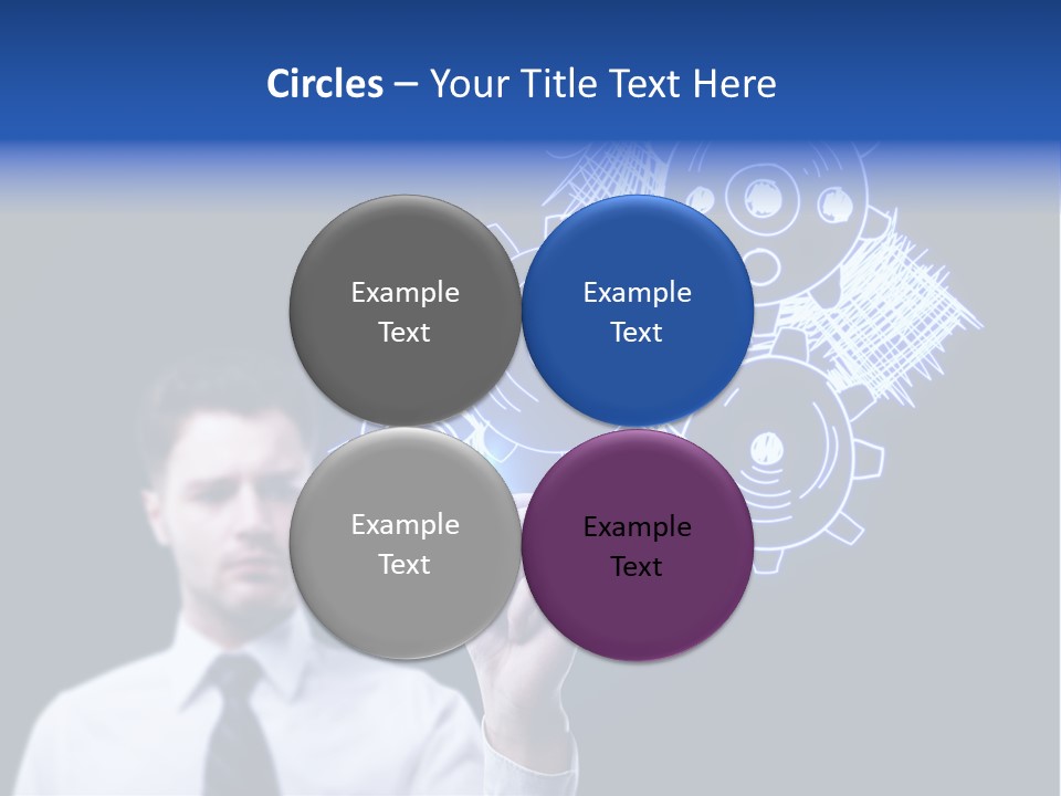 Office Color Idea PowerPoint Template